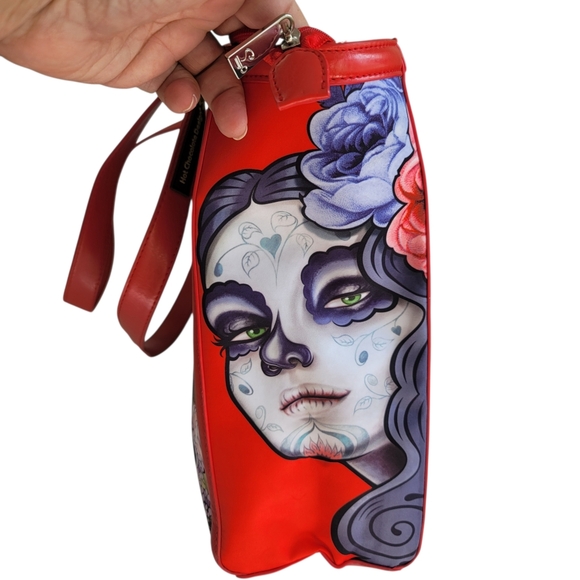 Hot Chocolate Designs Flora La Muerte Tote Día de los Muertos Theme - Picture 4 of 11